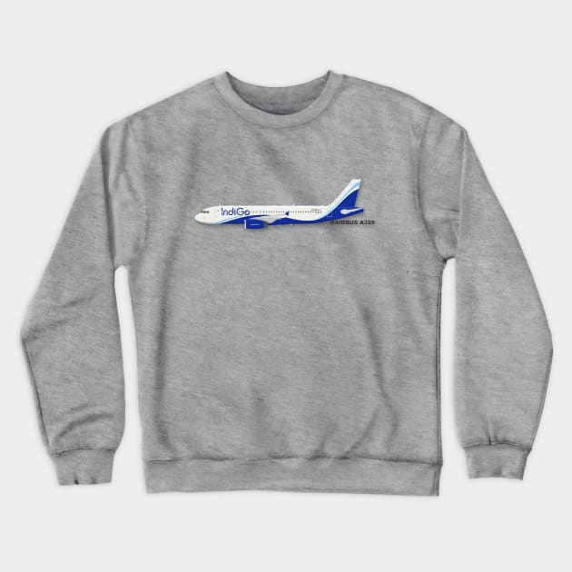 Airbus A320 Crewneck Sweatshirt by GregThompson